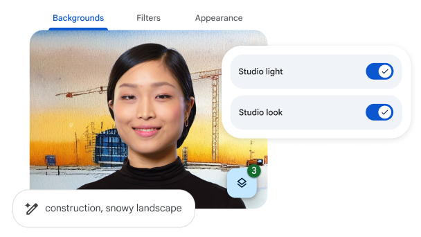 Studio Look: AI Video Enhancement
